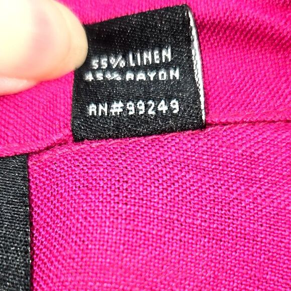 Added Dimension 2X Women's Blazer Pink Suit Coat Plus Size 22W 24W Jacket XXL - Picture 3 of 5